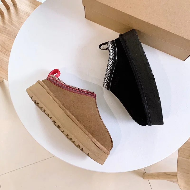 Winter-Schneestiefel mit Dicken Sohlen, Ethnischer Stil, Dicke und Warme Baumwollpantoffeln für Damen, Bequeme Freizeitschuhe für Entspannte Tage – Detail 14