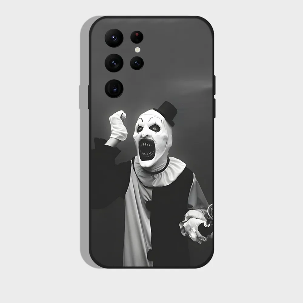 Horror Film T-Terrifier 3 2 Phone Case For Samsung S24,S22 Ultra,S20,S30 plus,S22 plus,S23,S30 ultra 5G Silicone Cover