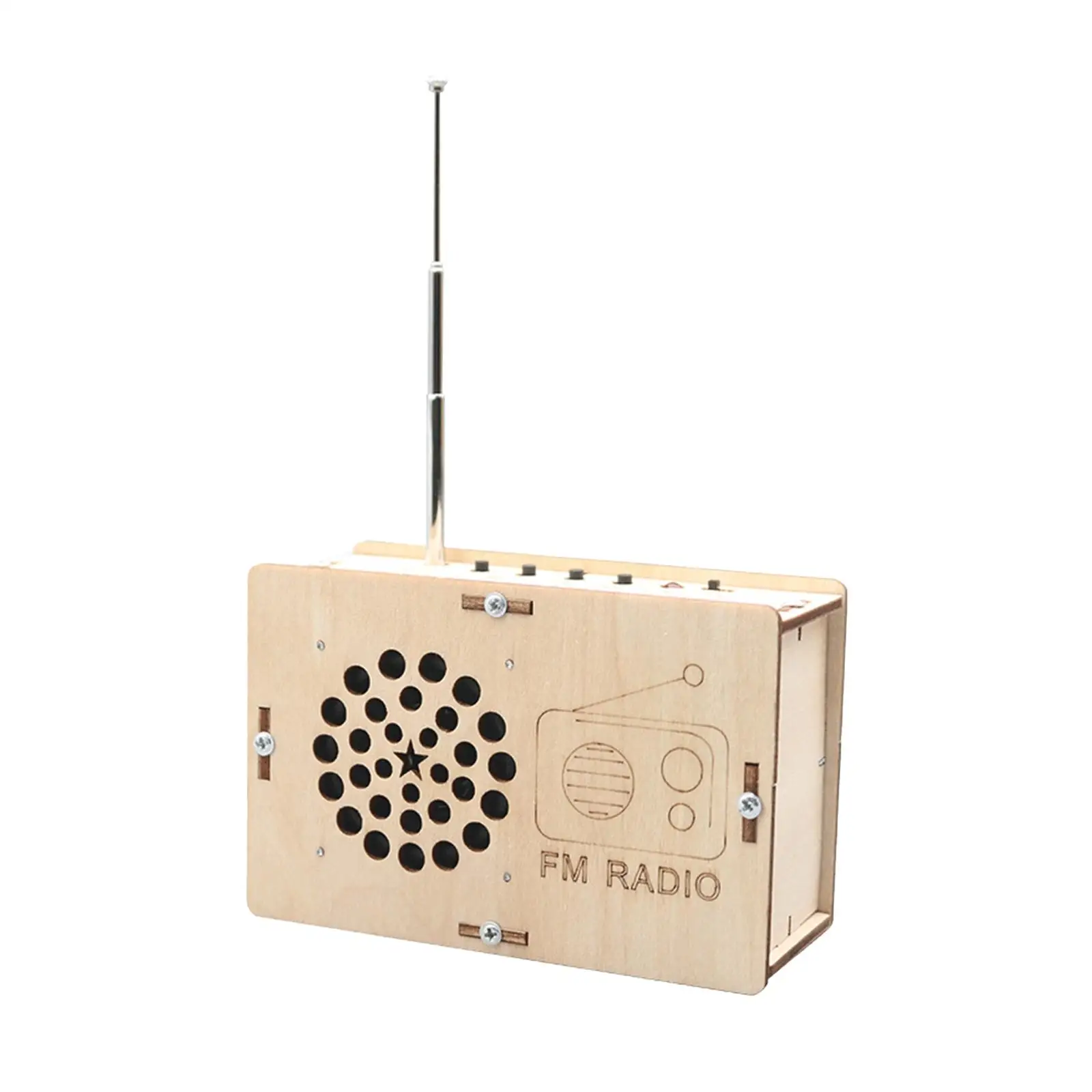 Modelo de Radio de bricolaje, juguete físico práctico, rompecabezas de aprendizaje, conjunto de construcción de Ciencia