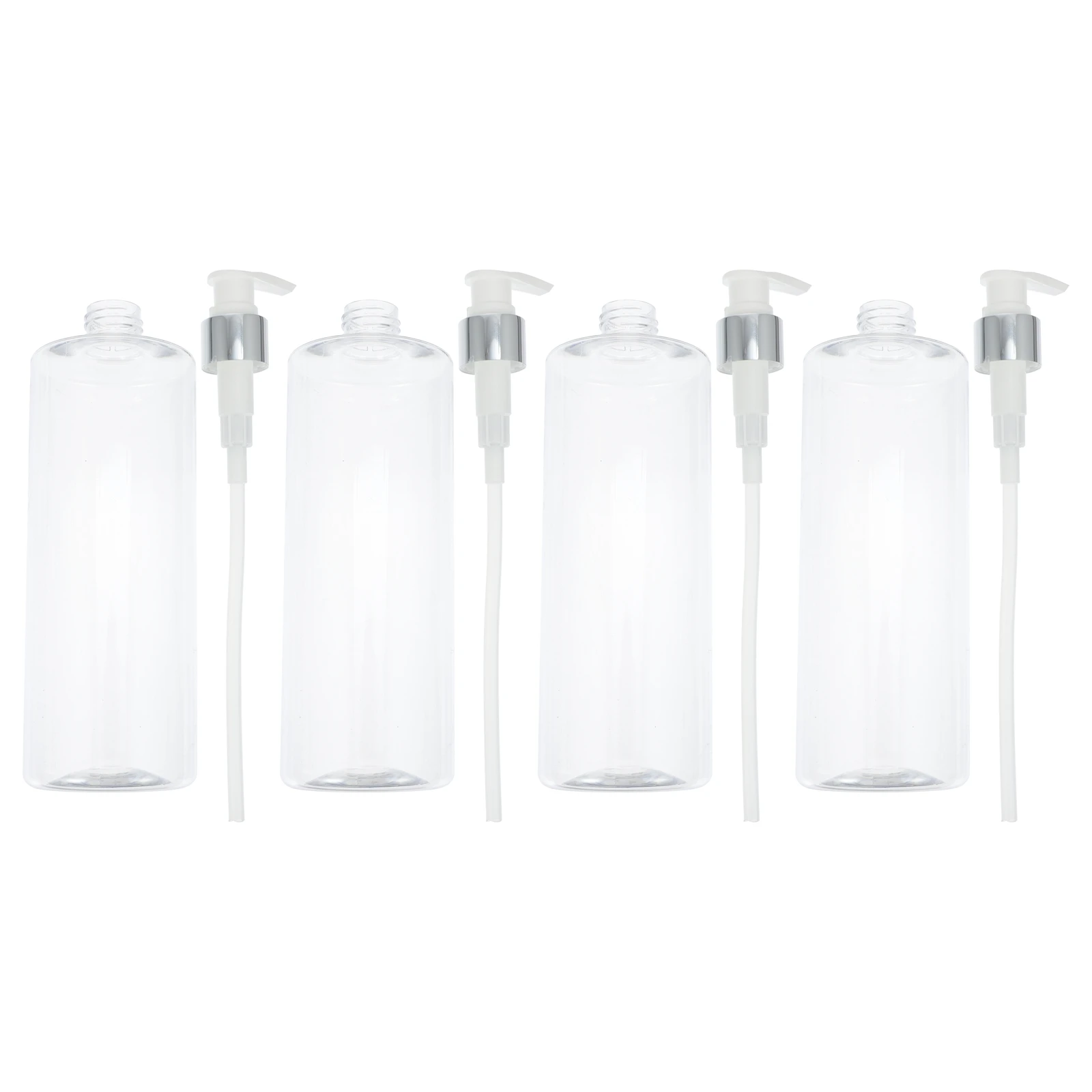 

4Pcs 500ml Empty Bottles Lotion Container Shampoo Travel Toiletries Refillable Reusable EcoFriendly Portable Storage