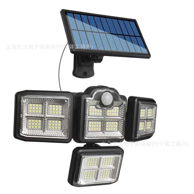 Solar outdoor courtyard wall lamp Home garden Villa integrated split LED human body induction lighting street lamp