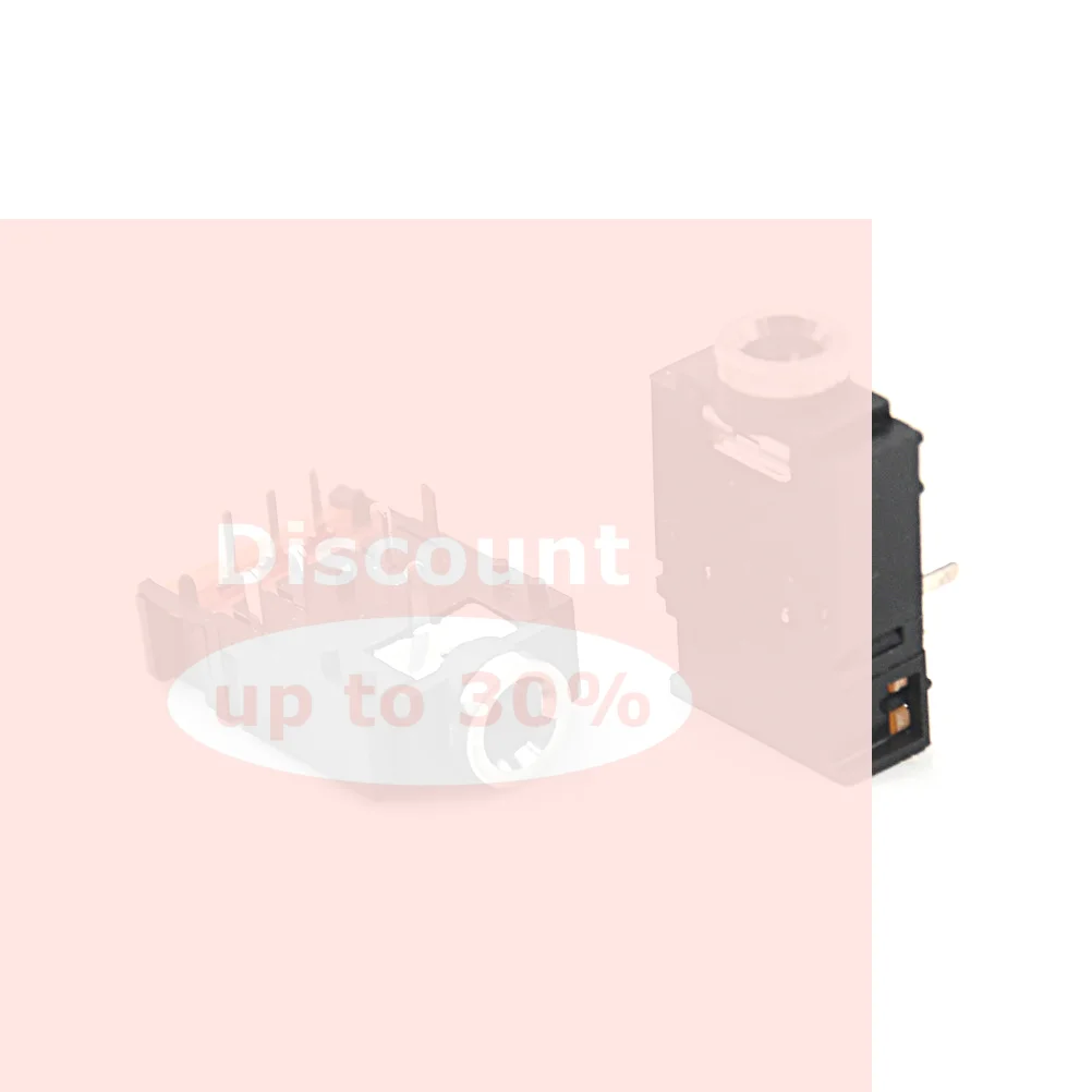 [5/10Pcs PJ-307 3.5mm Stereo Audio Jack Socket 3.5 Dual Track Headphone Connector 8Pins With Switch]