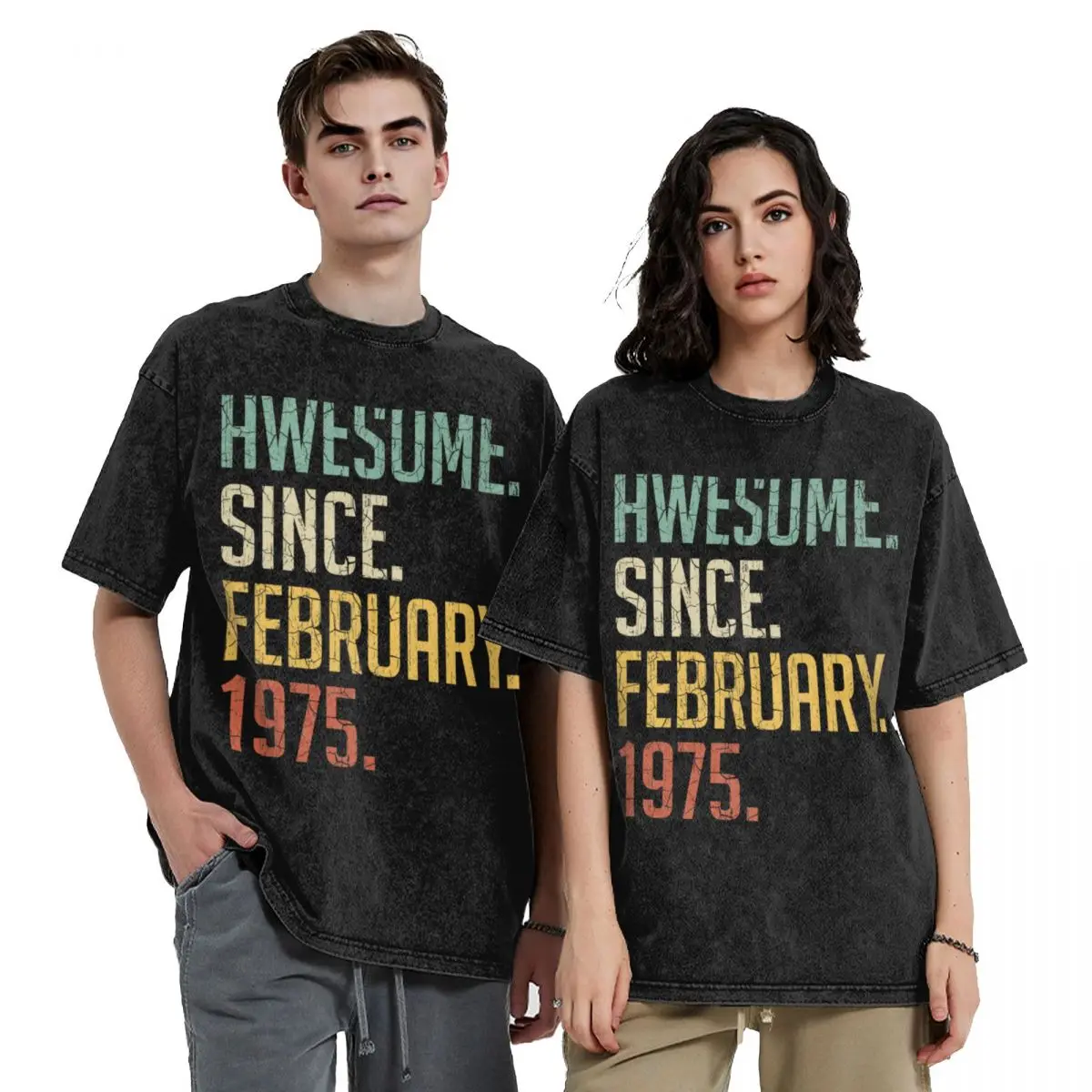 

Awesome Since February 1975 46th Birthday Gift 46 Years Old Vintage February 1975 T-Shirt
