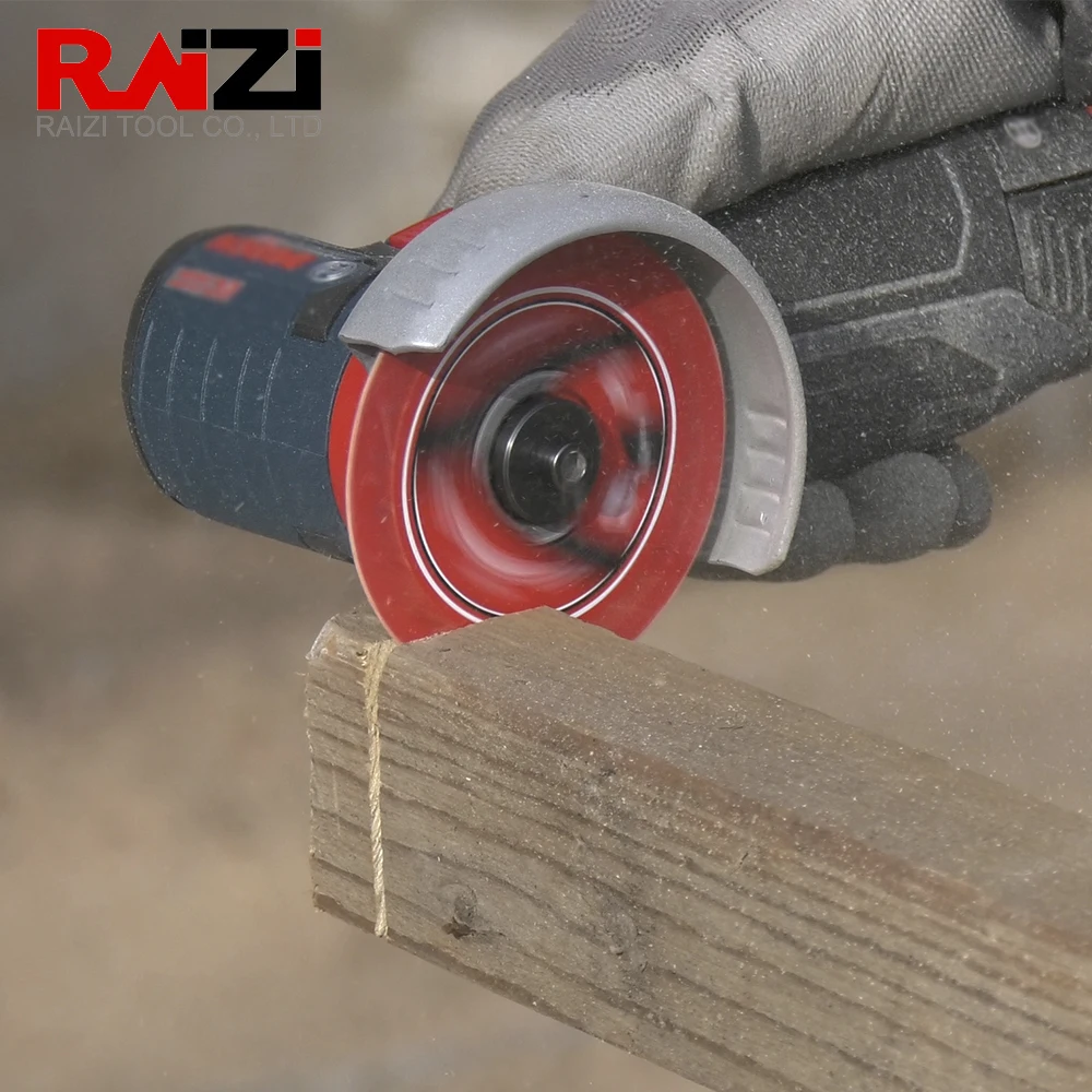 Raizi 2 Pcs Wood Cutting Disc For Wood Board Gypsum board Plastic 75mm Vacuum Brazed Cutting Plate Disc Woodworking Saw Blades
