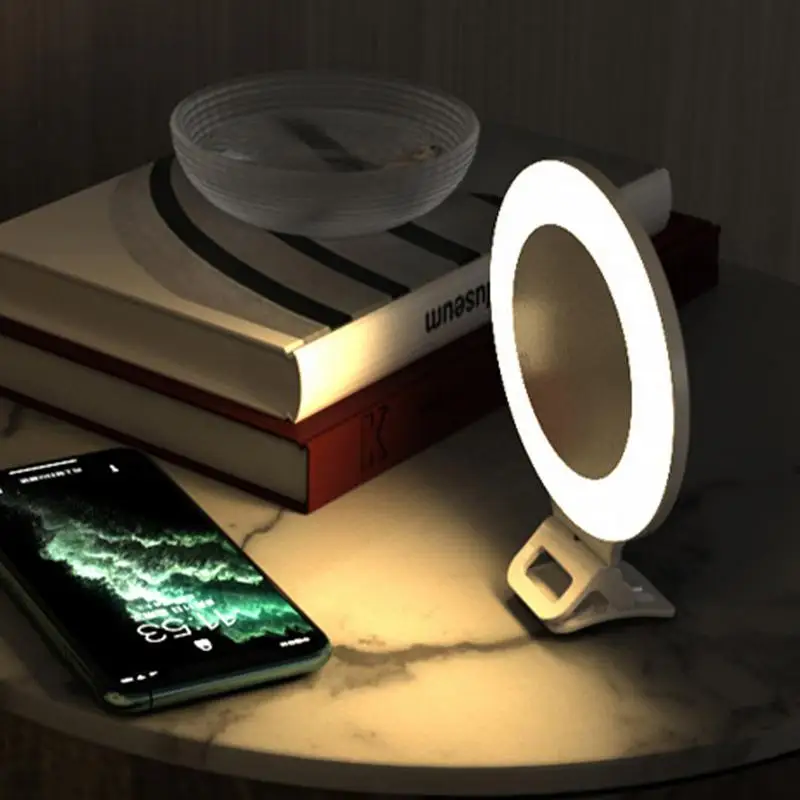 Selfie Light, 60 LED 800mAh Rechargeable Cell Phone Fill Light 3 Level Brightness, Portable Clip on Light