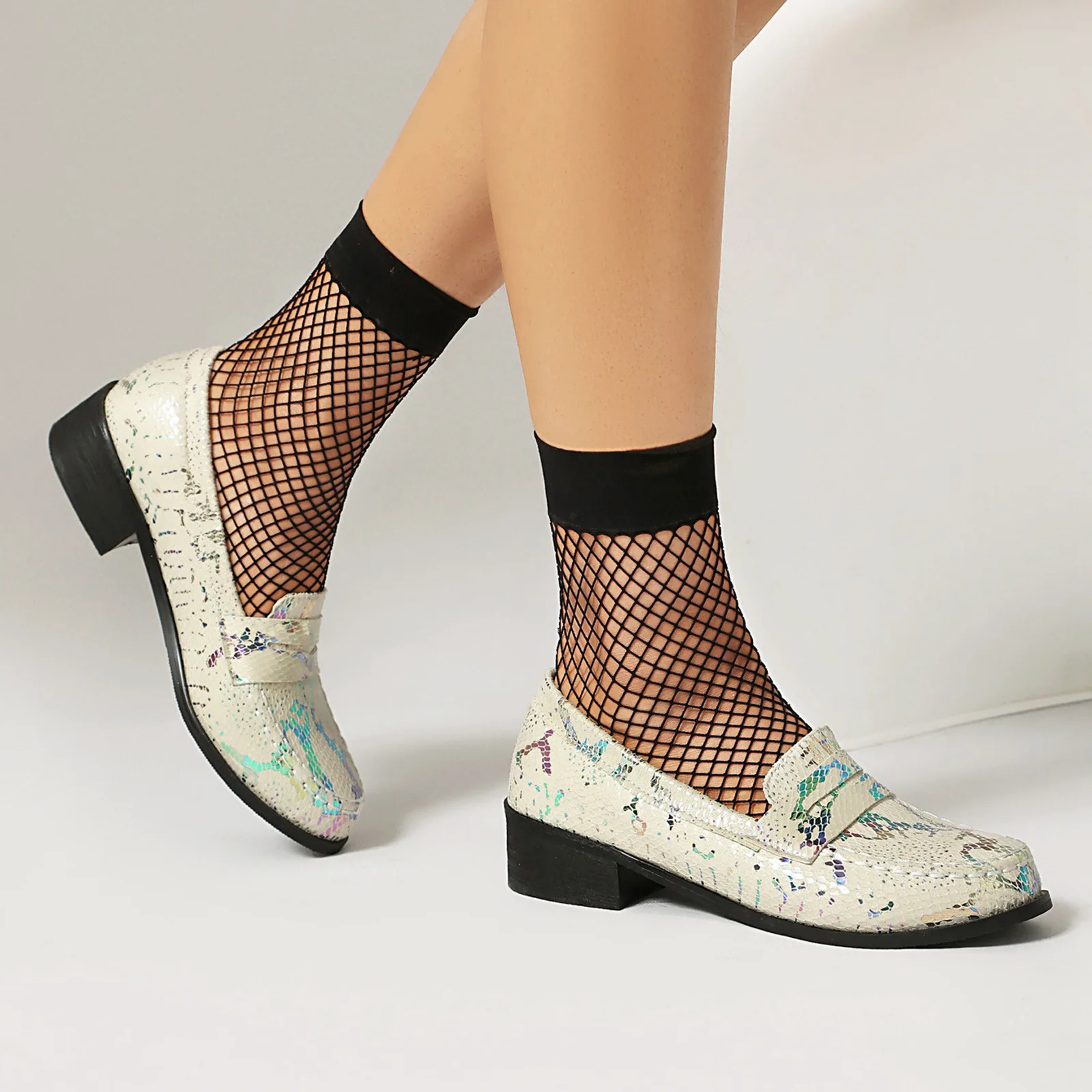 Women's Snake Print Loafers Lo - đánh giá và giá Women'S Shoes Loafers Black
