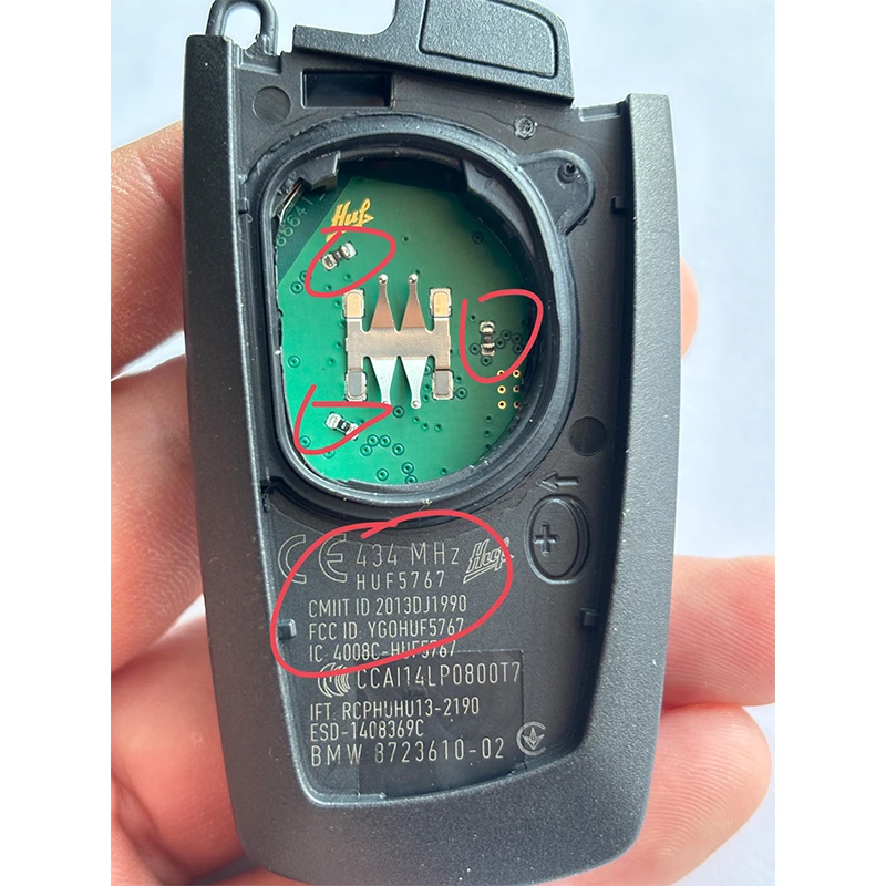 AK006003 Transplant Version No Chip For B MW F Series Updated Smart Remote Car Keys 4 Button 315/434MHz With Mechanical Blade