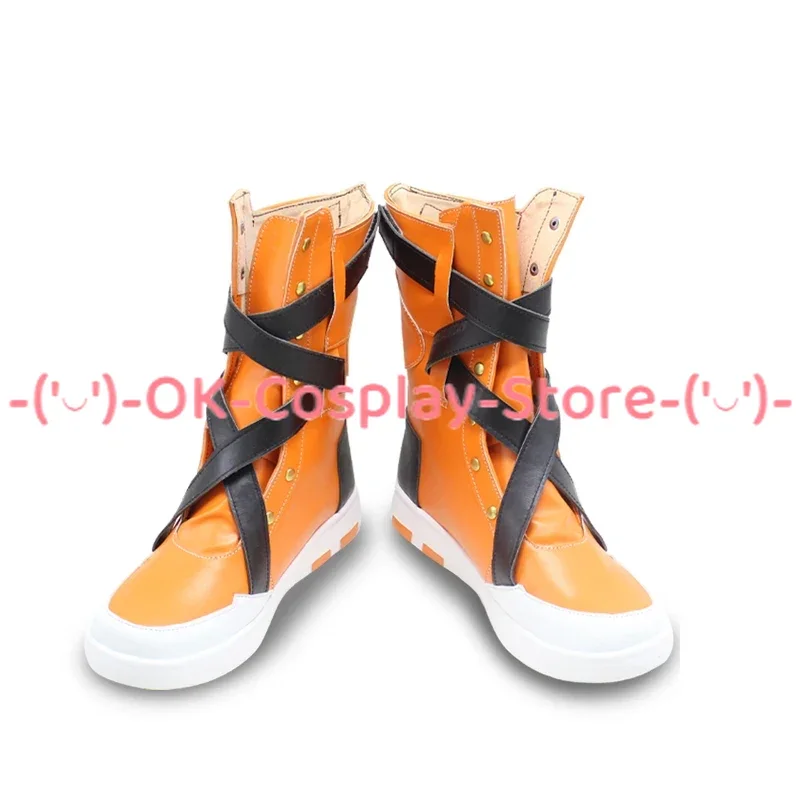 Chaussures de Cosplay pour Halloween, Bottes de Carnaval en PU, Accessoires de Jeu Twisted Wonderland sur Mesure