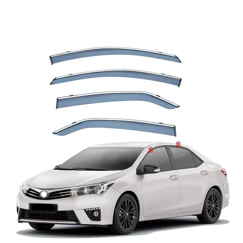 Side Window Deflector Window Visor For Toyota Corolla Sedan 2000 2001 2002 2003 2004 2005 2006 2007 2008 2009 2010 2011 -2020