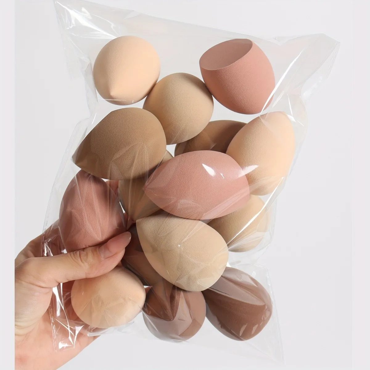 5-10PCS Ombre Makeup Sponge Set - Vegan Dual Use for Liquid/Powder | Latex-Free Travel Essentials All Skin Types