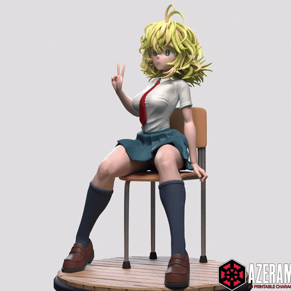 1:24 Azerama Toru Hagakure NSFW 3d Printed Model Resin Unpainted Figure Model Kit Miniature Garage Gk Kits Unassembled Diy Toy