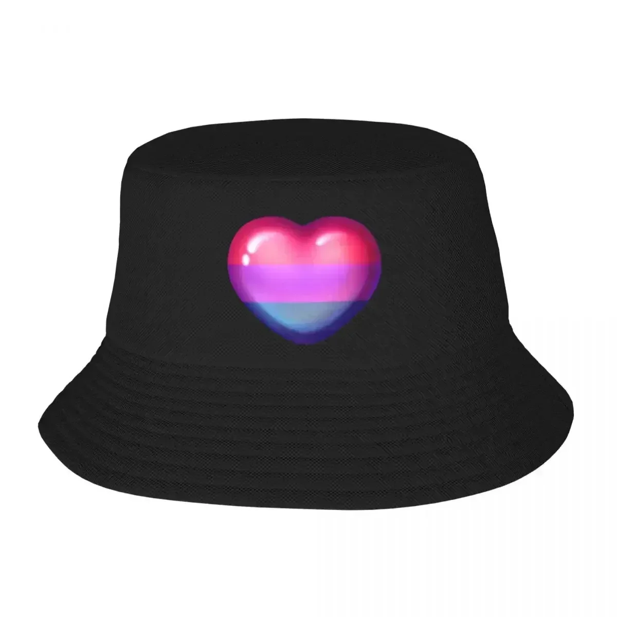 Bisexual Pride Bucket Hats Panama For Man Woman Bob Hats Fashion Fisherman Hats Summer Beach Fishing Unisex Caps