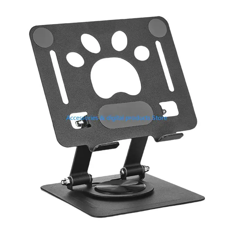 77JD Adjustable Computer Stand Foldable Laptop Bracket for Desk 360 Degree Rotatable Computer Stand for Notebook Laptop