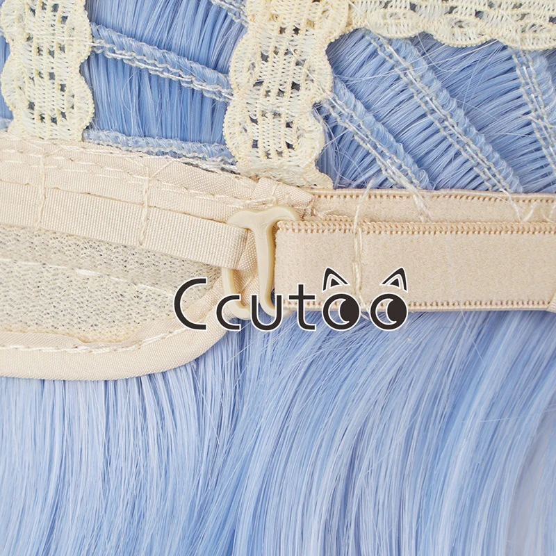 Snow Miku Cosplay Wigs Synthetic Wig With Long Wavy 120cm Ponytails Anime Heat Resistant Synthetic Hair Wigs view 6