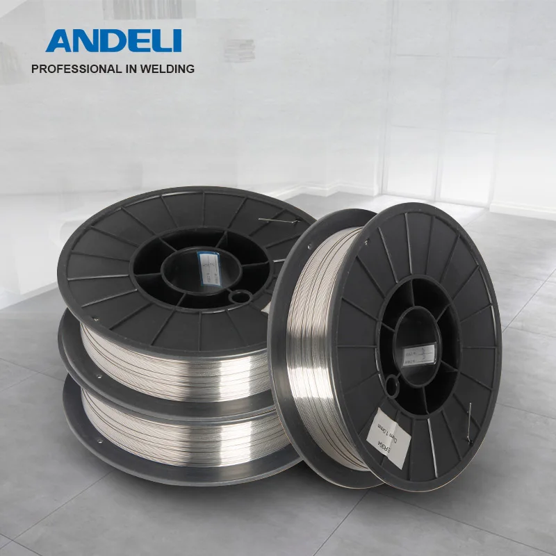 ANDELI Flux Core Wire Self-Shielded No Gas Mig Wire 1KG 1.0mm Carbon Steel Flux Core Wire Mig Welding Gasless Wire