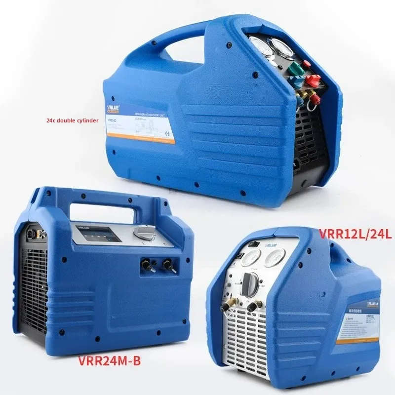 VRR12L AC 220V Refrigeration Recovery Machine Mini Reliable Easy To Carry Refrigeration Recovery Units Compliant 1PC