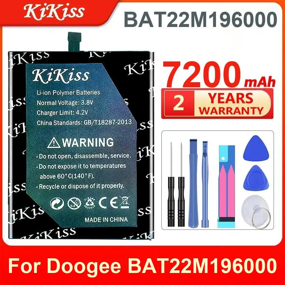 

7200Mah Kikiss Battery BAT22M196000 For Doogee