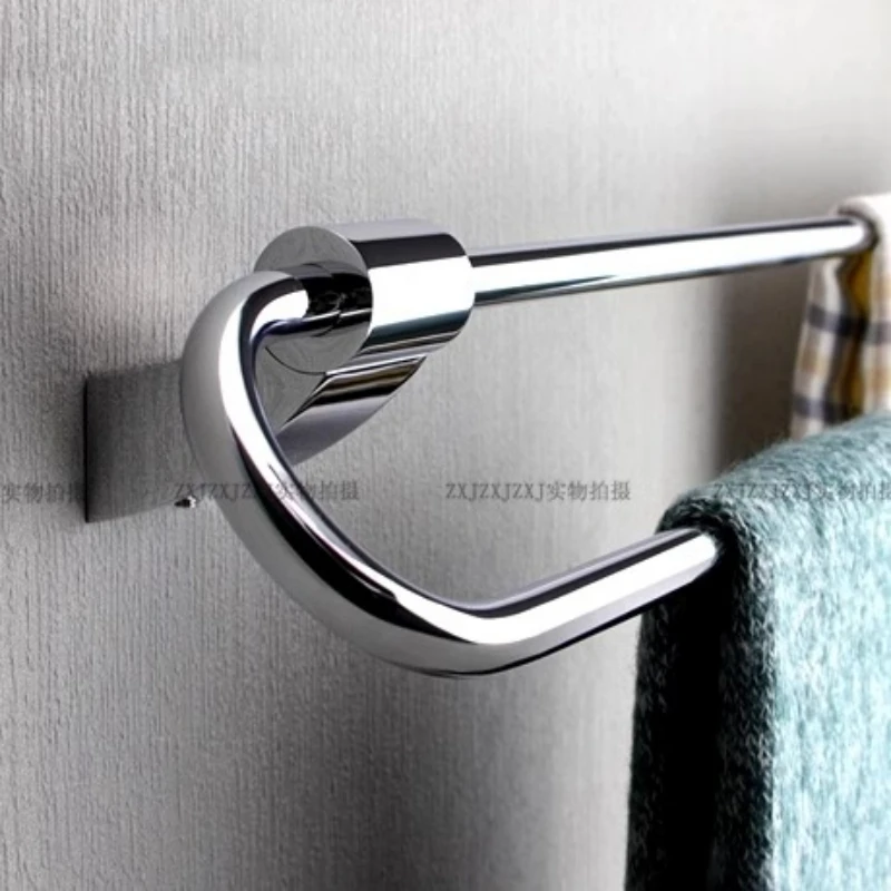 Double Towel Rack Brass Bathroom Towel Rod Bar Holder Thicken High Quality Towel Hanger for Wall Mount with Bathroom Accessories