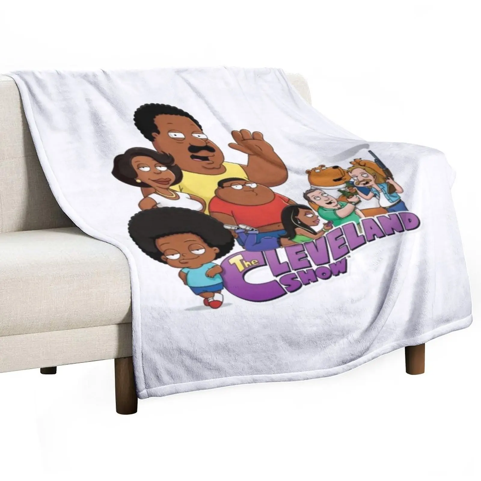 The Cleveland show Throw Blanket Multi Use Warm Blanket for Living Room Bedroom