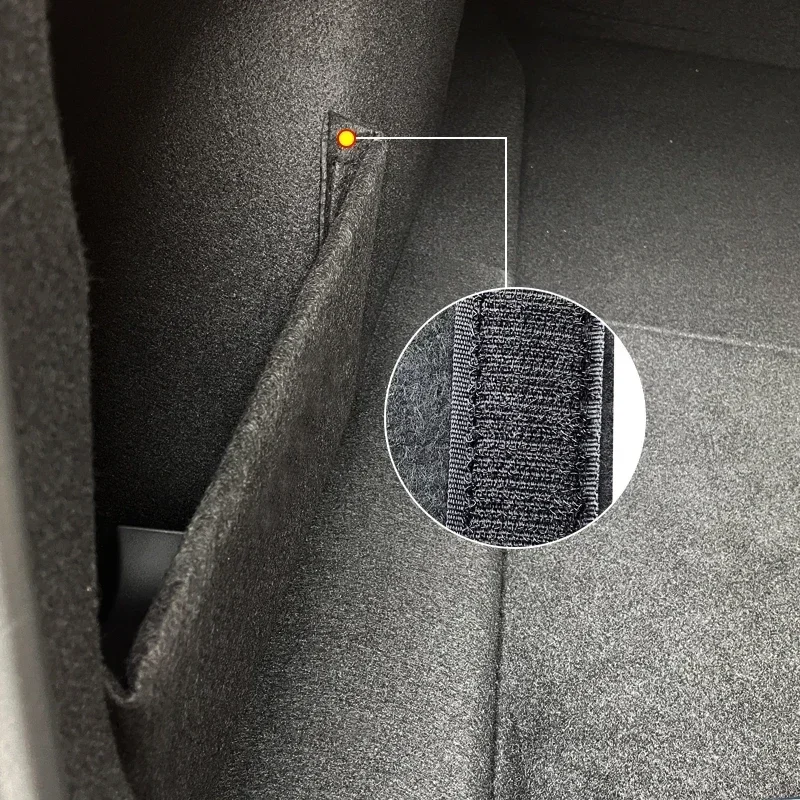 For Tesla Model 3 Y 2017-2023 Trunk Baffle Tail Box Separate Storage Partitions Board Boot Side Baffles New Model3 Highland 2024