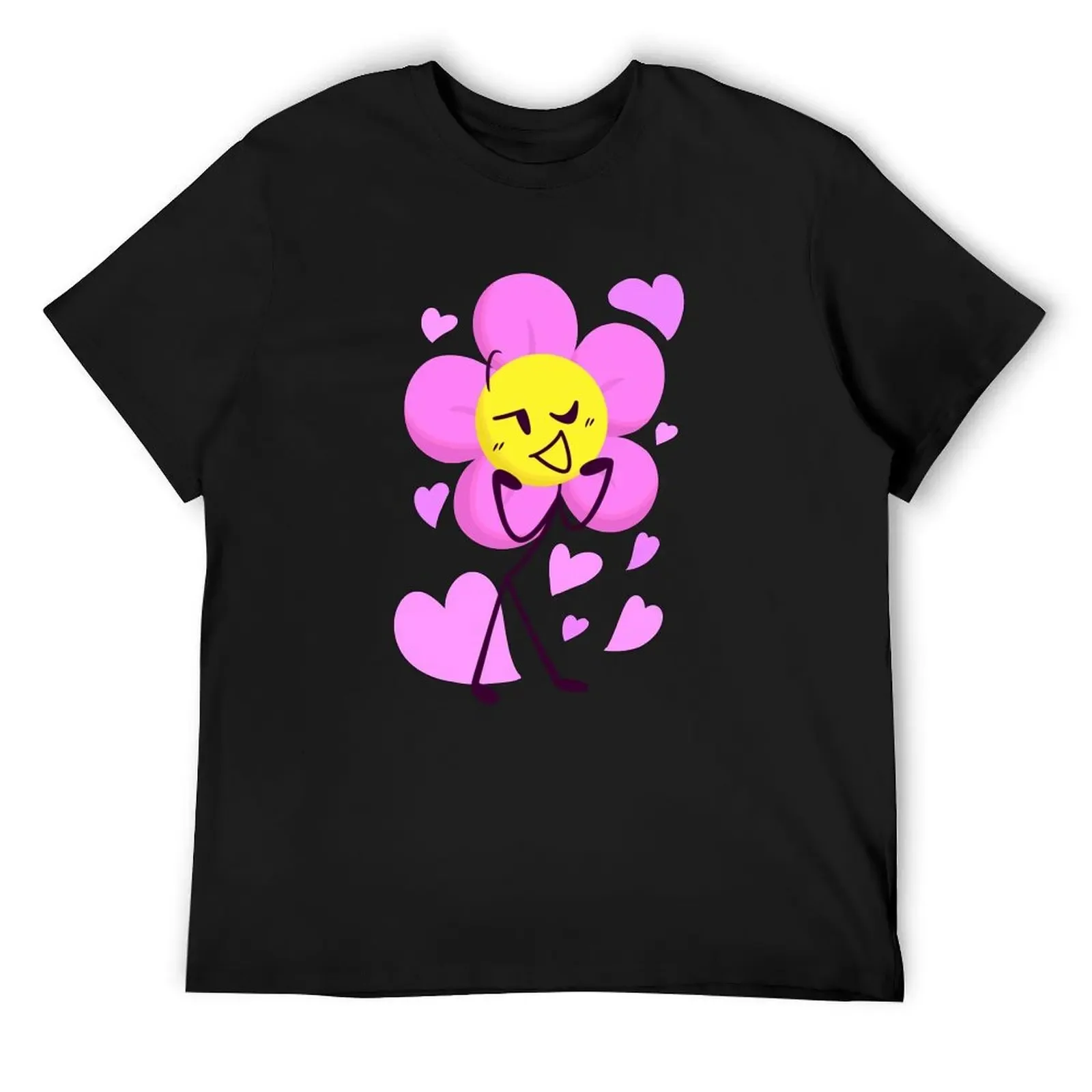 Flower (Battle For Dream Island) T-Shirt designer shirts street wear graphic shirts cotton t shirt men