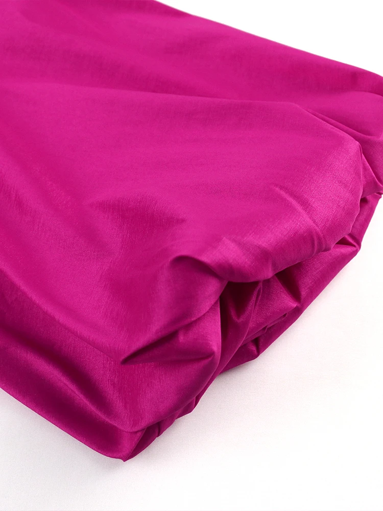 Rose Red Plus Size Tops for Women Sexy V Neck Button Up Long Lantern Sleeve Shirt Blouse Evening Birthday Party Blouses Spring