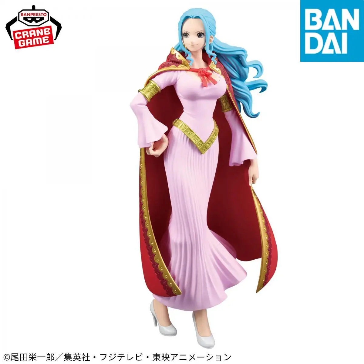 BANDAI Original ONE PIECE DXF-THE GRANDLINE SERIES-SPECIAL NEFELTARI VIVI Anime Action Figures PVC Collectible Toy Festival Gift