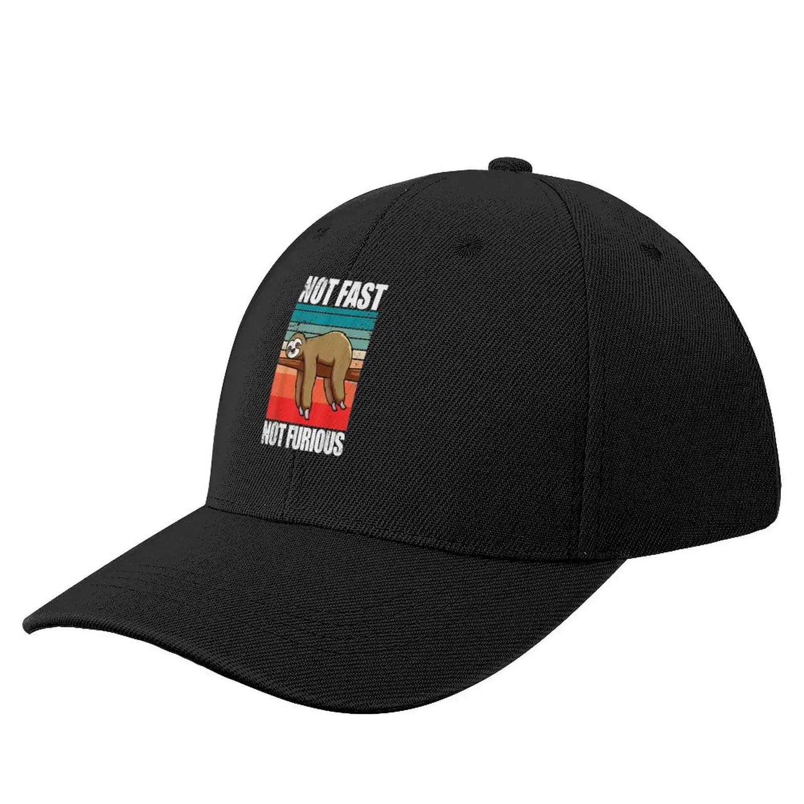 

Funny Sloth Not Fast Not Furious Sloth Quote Cute Sloth Baseball Cap Golf Hat New In Hat Men Women's