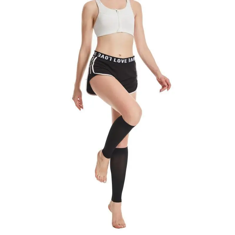 

Unisex Breathable Compression Calf Sleeves for Sports Running Basketball Yoga Dance Cycling Leg Support Legwarmers Sports Safety