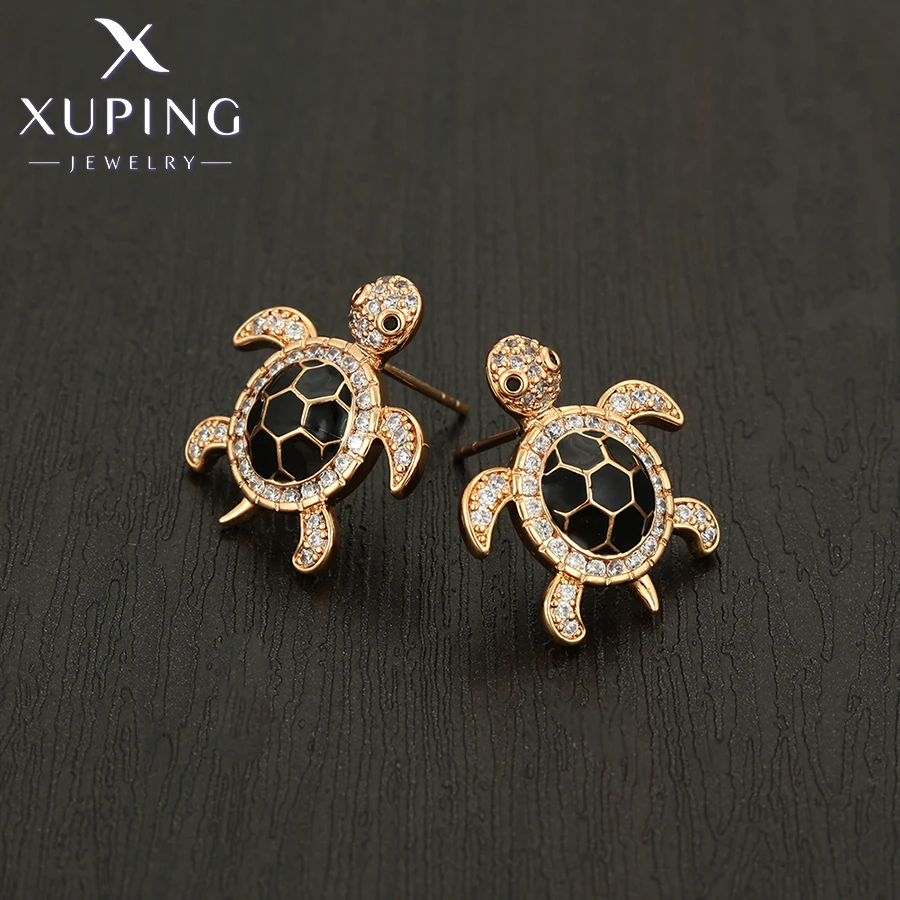 Xuping Jewelry Neu eingetroffene Tier-Ohrstecker mit goldfarbenem plattiertem Ohrring für Damen, Schmuck, Geschenk, X001215274 – Detail 11