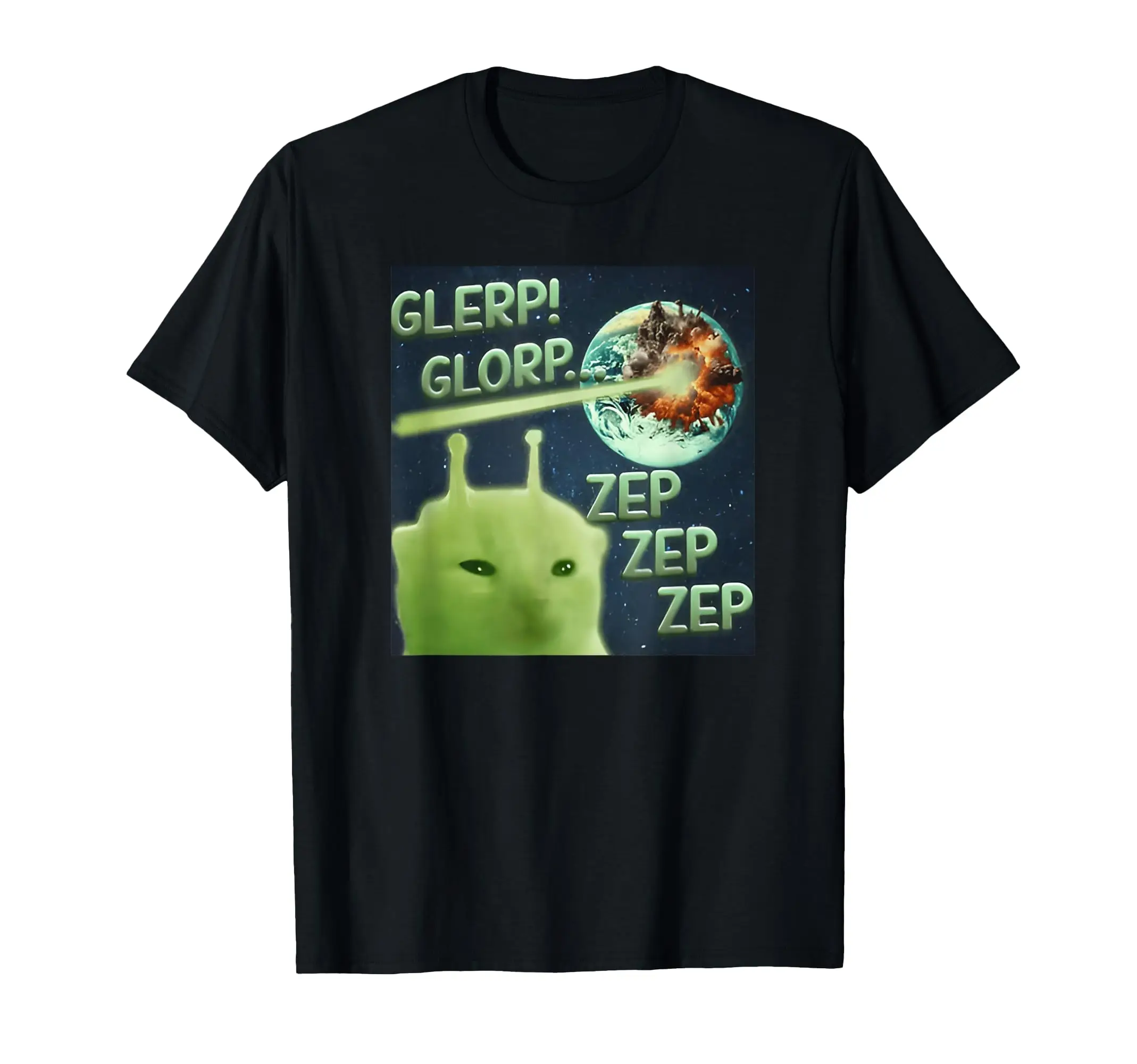 

Funny Alien Cat Cat Tees Costume T-Shirt