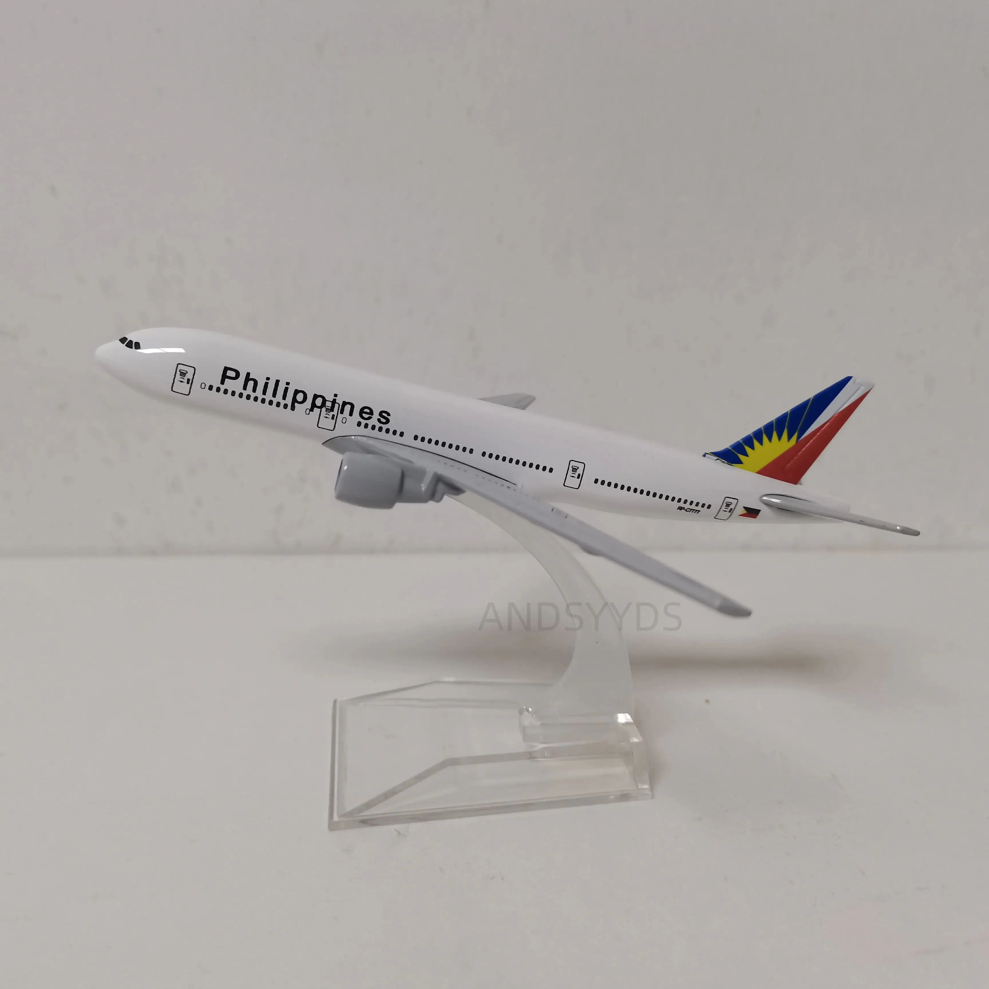 

16 см Филиппинские Airways B777 модель самолета, металлическая литая под давлением масштаб 1/400, реплика самолета, миниатюрные игрушечные самолеты, домашний декор, сувенир