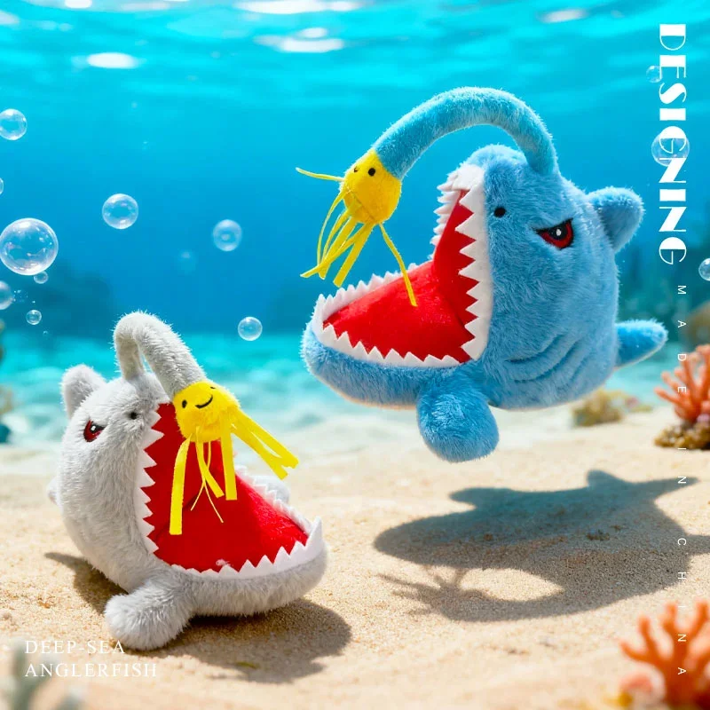 Aquarium Souvenir Simulatie Monniks Oceaan Dierenpop Realistische Lantaarn Vis Tropische Vissen Knuffel Verjaardagscadeau voor kinderen