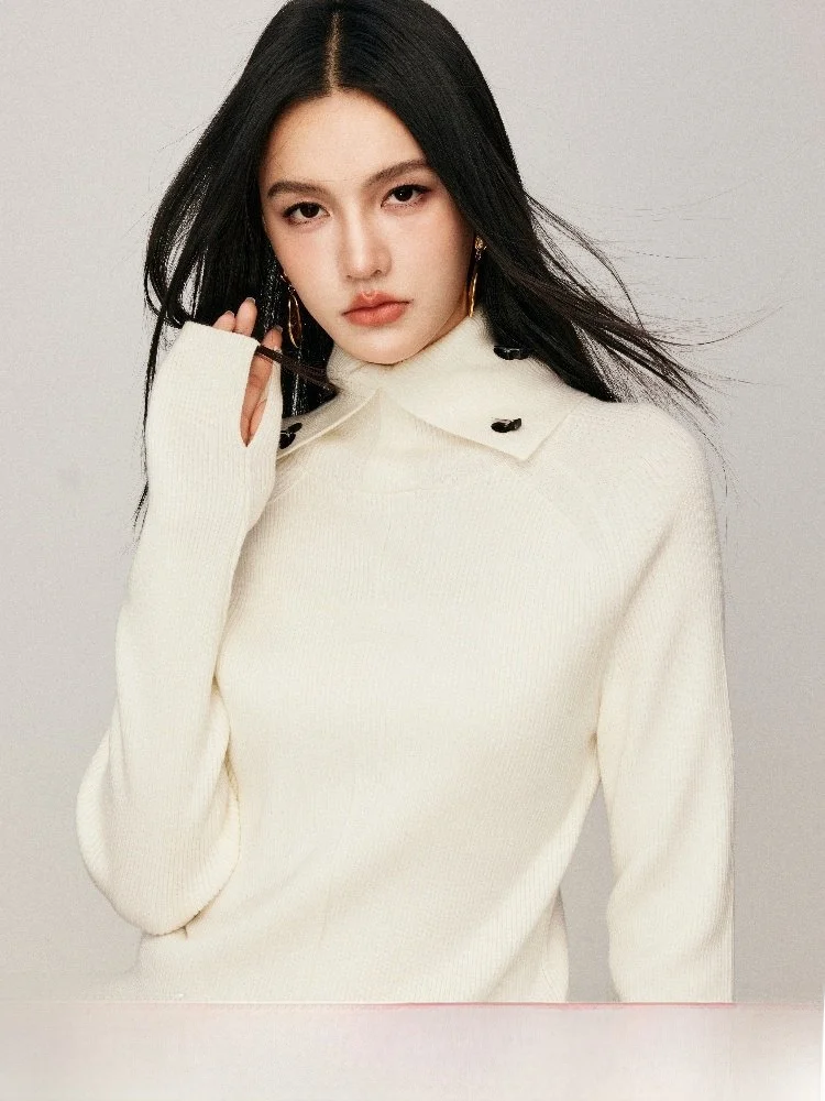 

Новый весенний модный корейский свитер Chill Zoe с вертикальными полосками, облегающий, с длинными рукавами и круглым вырезом, вязаный