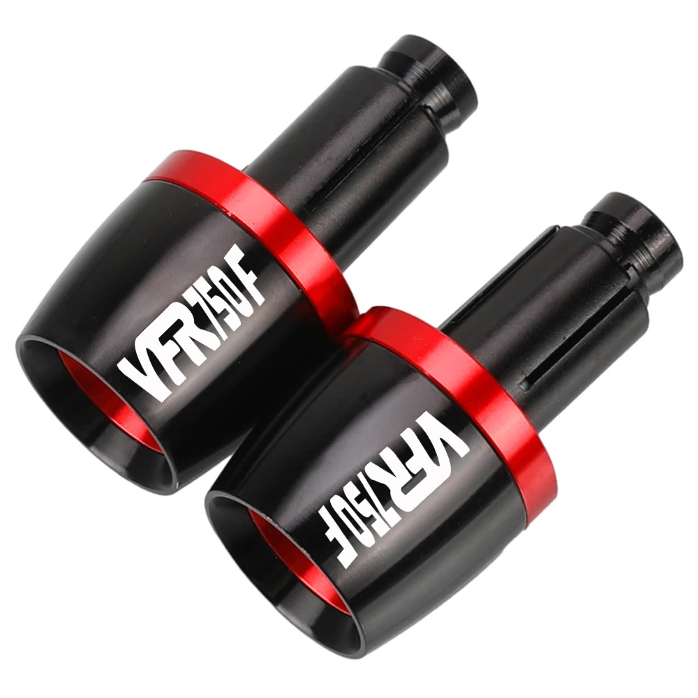 

For HONDA VFR750F VFR750 VFR 750 FH FV 1986 1987 1988 1989-1998 Universal Handlebar Grips Bar Ends Cap Counterweight Plug Slide