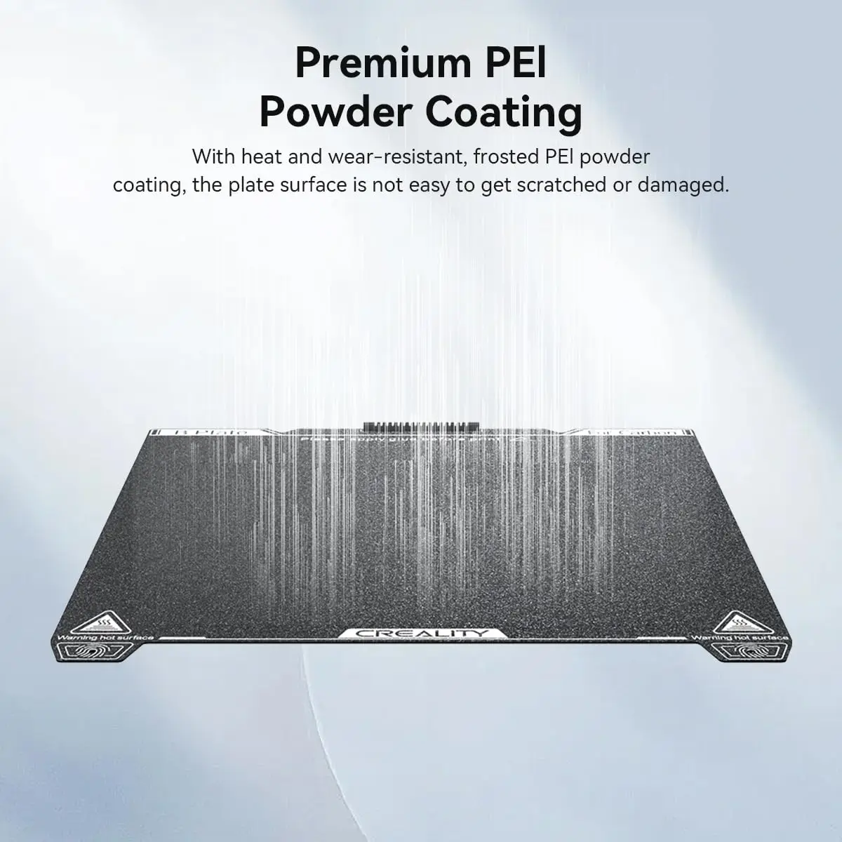 Resmi Creality K1C Yapı Plakası PEI Levha, Ender 3S1/3S1 Pro/3V2 Neo/3V3 SE/KE K1 için Esnek Çıkarılabilir Yaylı Çelik Platform