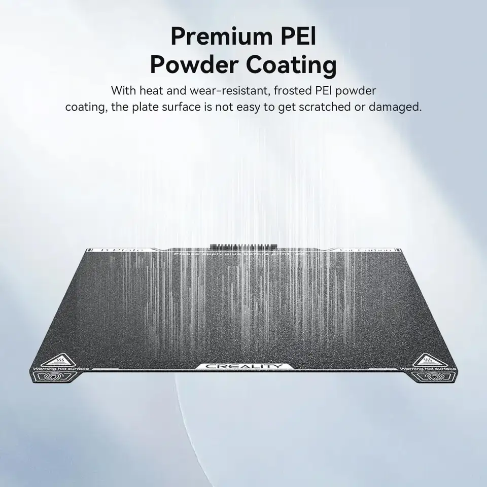 Official Creality K1C Build Plate PEI Sheet ,Flexible Removable Spring Steel Platform for Ender 3S1/3S1 Pro/3V2 Neo/3V3 SE/KE K1 - 4