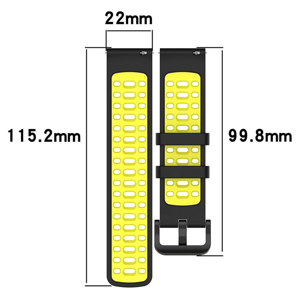 Tali jam 22MM untuk MI WatchS4 Aksesori pengganti tali silikon jam tangan pintar Pilot1