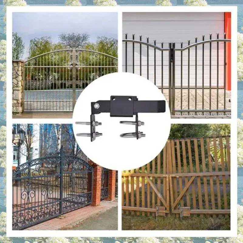 

New-For Ranch Fences Chain Link Fence Gate Latch For Yard Gates Chain Latch For 1-3/8" Gate Frames Pipe Sizes.