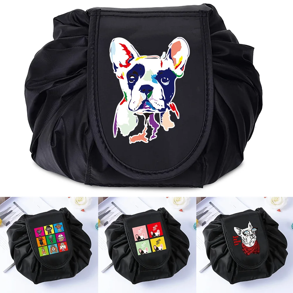 Pouch Cosmetic for Women Drawstring Makeup Bag Organizer Female Travel Make Up Storage Portable Crossbody Custom Toiletry Bags