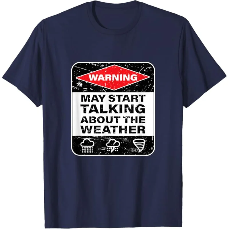 Weather Warning Funny Raining Storms Meteorology T-Shirt