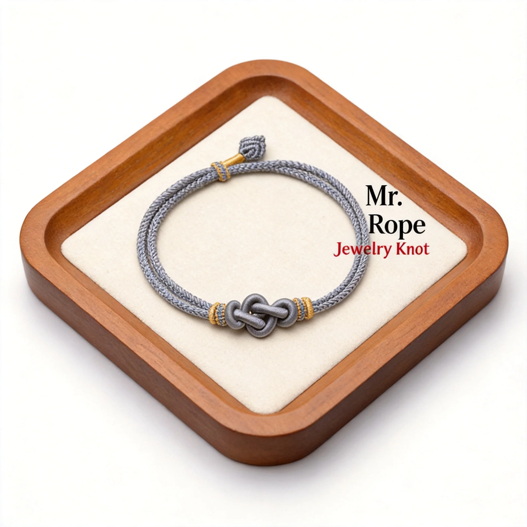 High Quality Chinese Style Lucky Ruyi Knot Hand Woven Gold Thread Leaf Adjustable Necklace Cord For Jade Pendant Peace Buckle