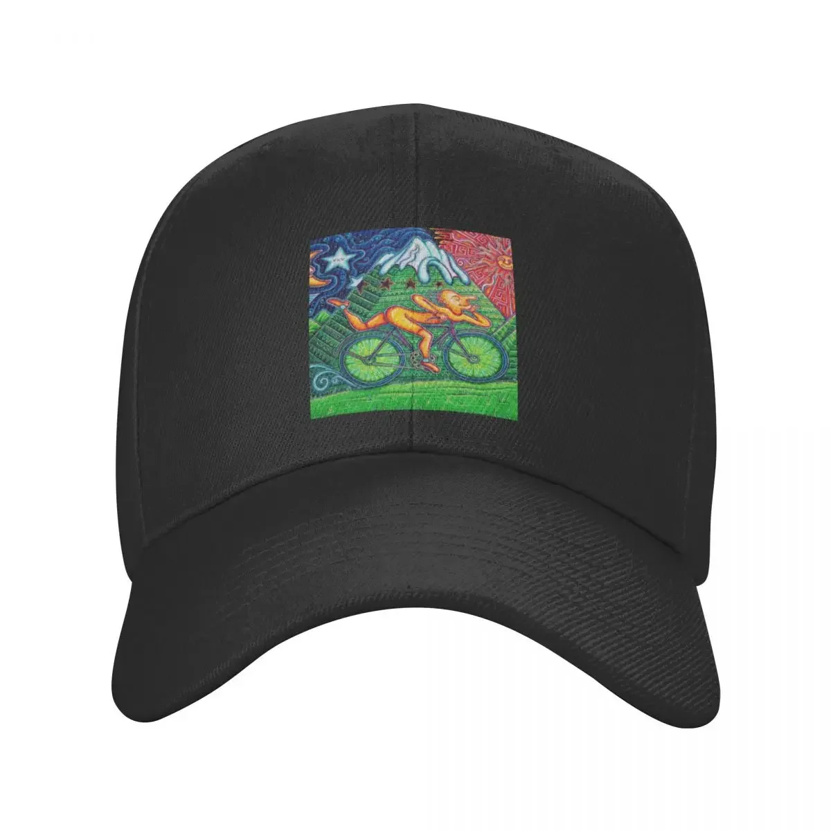 Albert Hoffman LSD Bicycle Day Baseball Cap Adult Acid Blotter Party Adjustable Dad Hat Women Men Hip Hop Snapback Hats