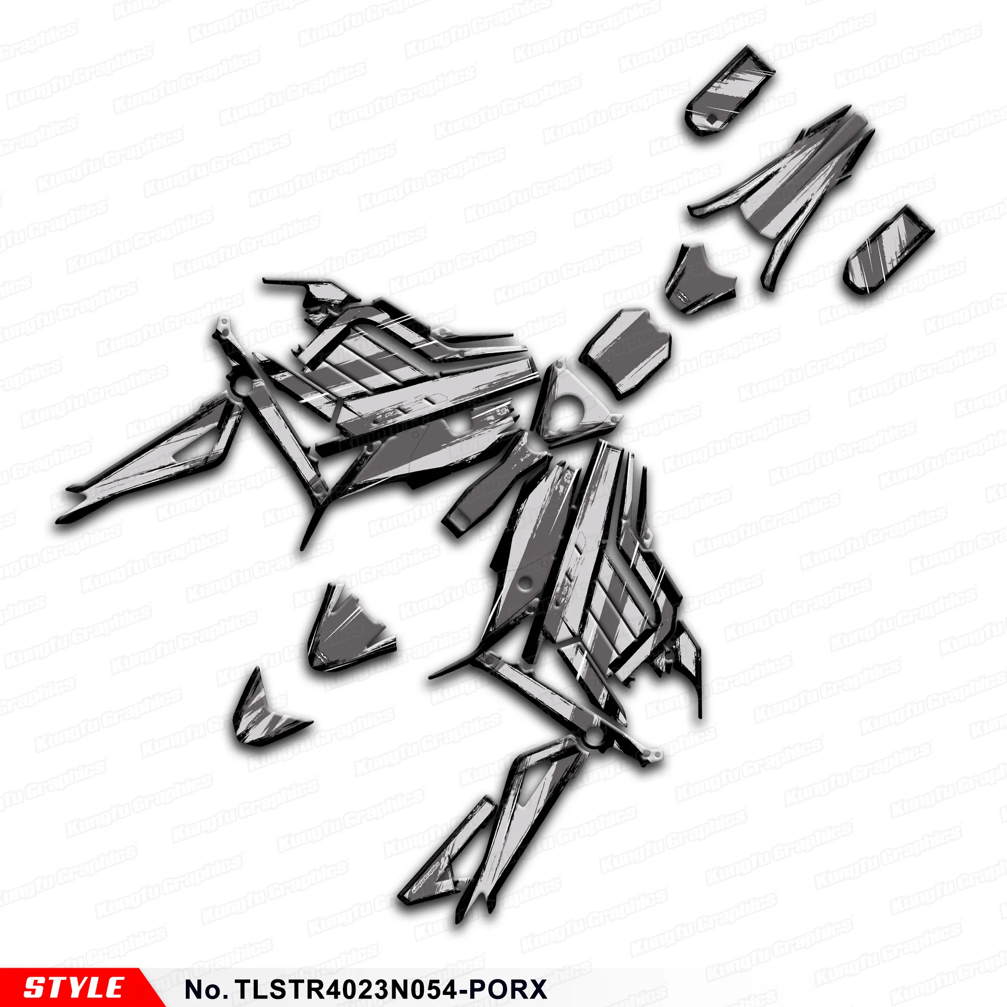 

JY RACING Graphics Decal Kit Motorcycle Stickers for Talaria Sting R L1E / SX3 MX UV Resistant Laminate, TLSTR4023N054-PORX