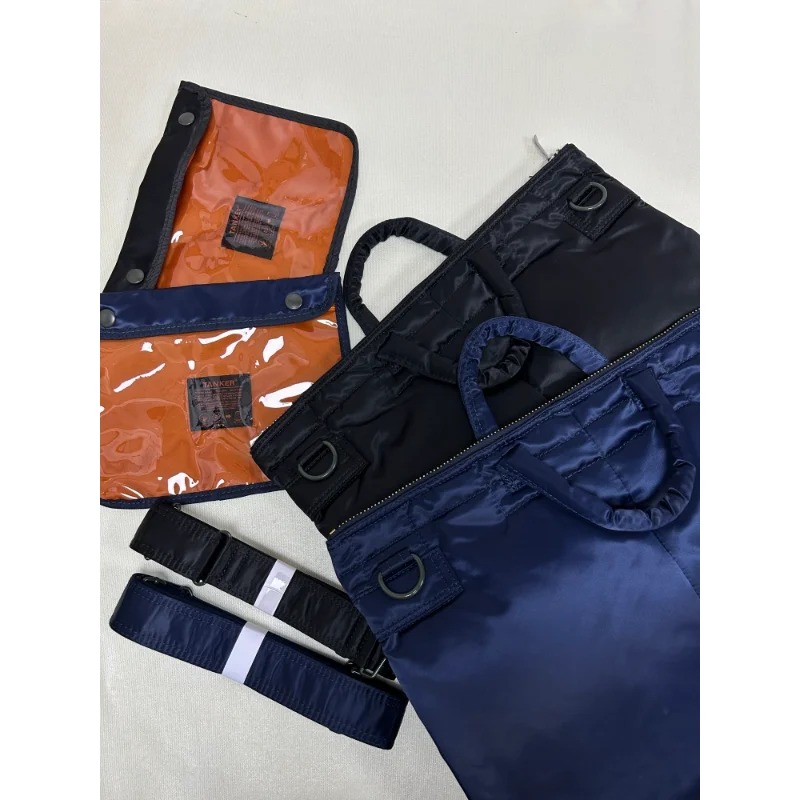 Porter Tanker 622-26110 Briefcase Soft Men Travel Shoulder Crossbody Handbag Business Large Capacity Purse Commute Document Bag