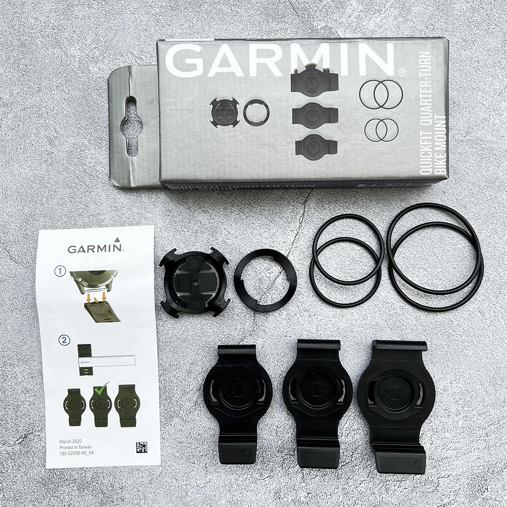 Garmin Quickfit Quarter-Turn Bike Mount Watch Garmin Quick Release Garmin 010-13013-00 Mount Fenix 6 Bike Mounts