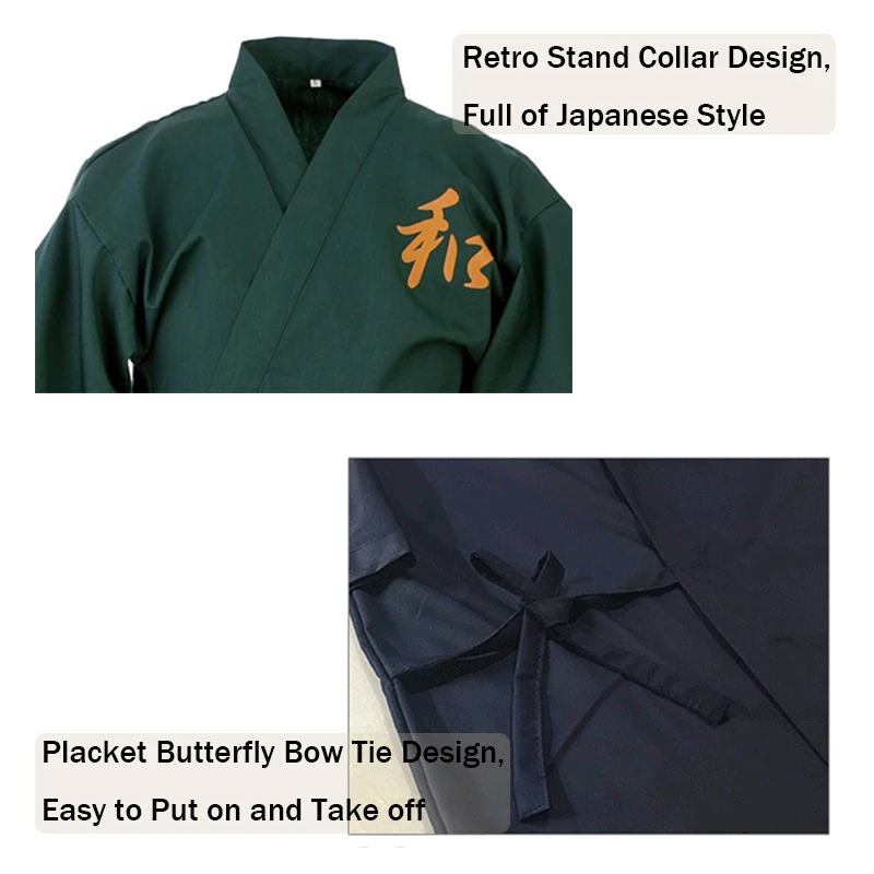 Chaqueta de Chef para hombre, uniforme de cocina para restaurante de Sushi, ropa de trabajo para camarero de Hotel, abrigo de cocinero de barbacoa coreano, monos de tienda de fideos, Verano