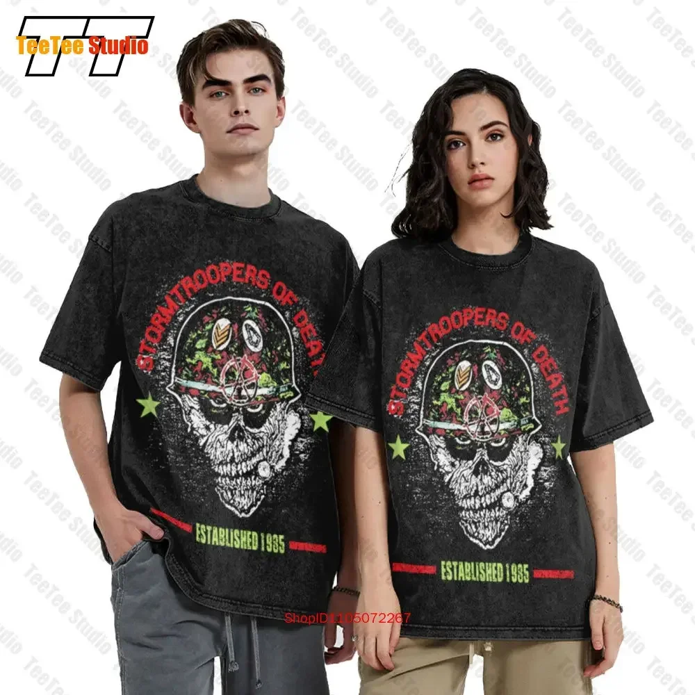 Stormtroopers Of Death S O D Helmet Head Black Vintage Oversized T-Shirt New Official 207V