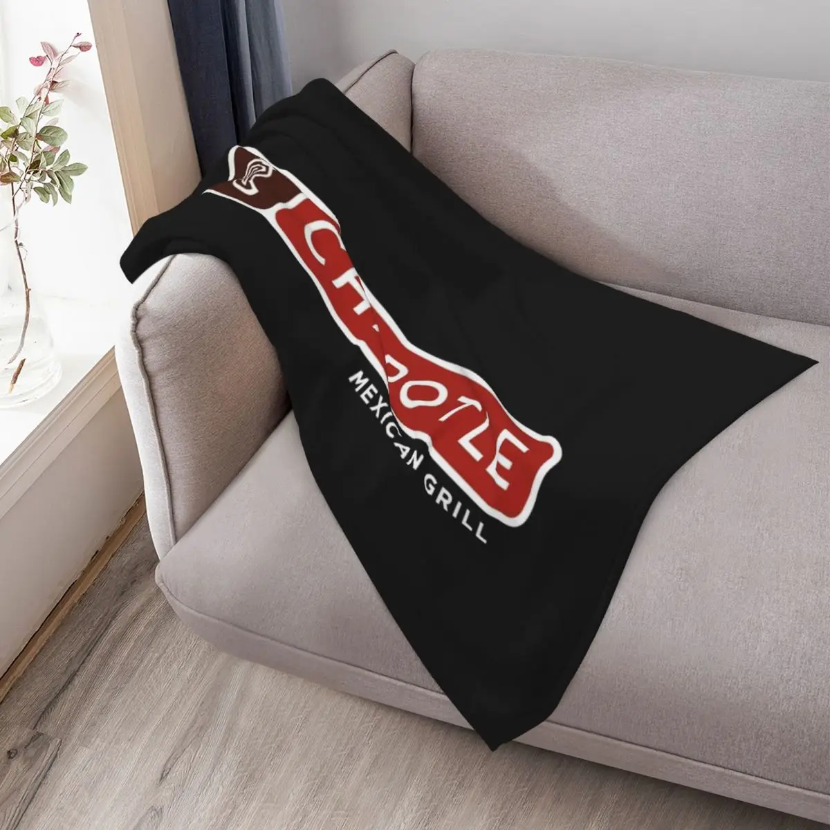 Chipotle Mexican Grill Throw Blanket Thins Summer Beddings for babies Blankets For Baby Baby Hair Blankets - view 3