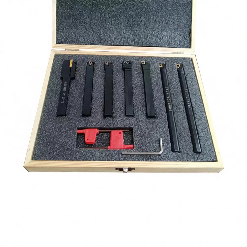 Lathe Turning Cutter Set Carbide Inserts Indexable Holder Boring Bar Metalworking Tools For DIKALOY Industrial Lathes